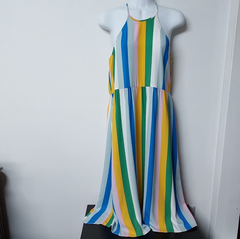 Abound Multicolor Striped Dress